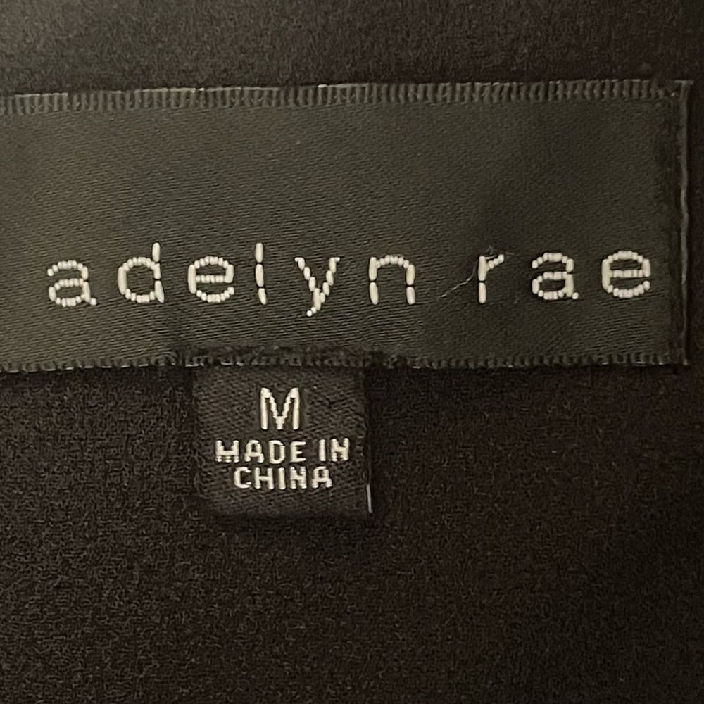 Adelyn Rae Black Ruffled Dress Size M - Picture 8 of 12
